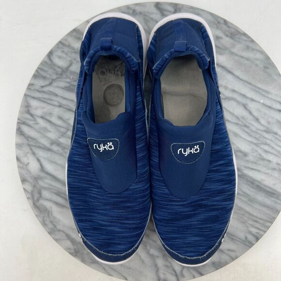 Ryka Lightweight Loafers Womens 9 Blue Heather Breathable Lightweight Slip On - Picture 4 of 10